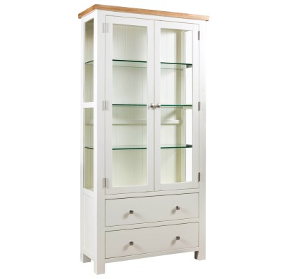 Dorset Painted Glass Display Cabinet